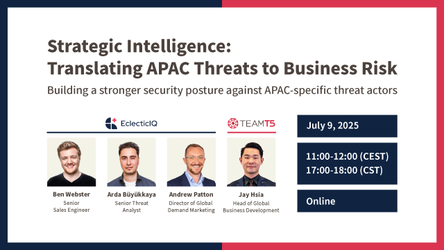 Strategic Intelligence: Translating APAC Threats to Business Risk